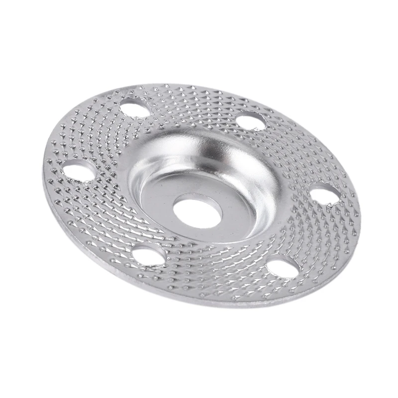 

4Inch Wood Shaping Disc Flat Carving Disc with Hole 16mm Bore Sanding Grinder Wheel for 100 115 Angle Grinder