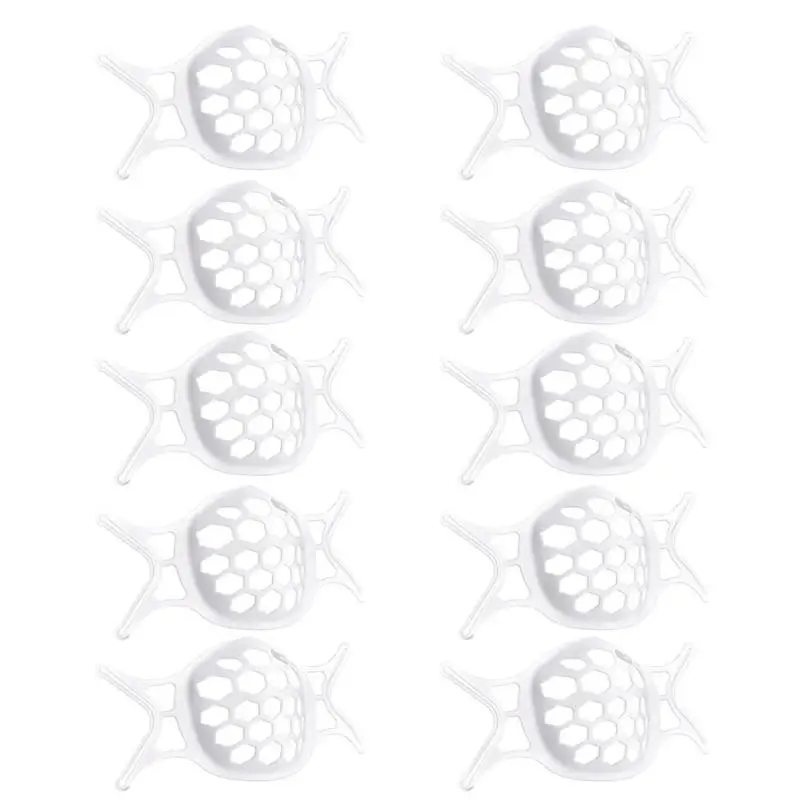 10Pcs 3D Mask Bracket Face Inner For Comfortable Breathing Internal Support Frame Lipstick Protector Help Hold | Красота и здоровье