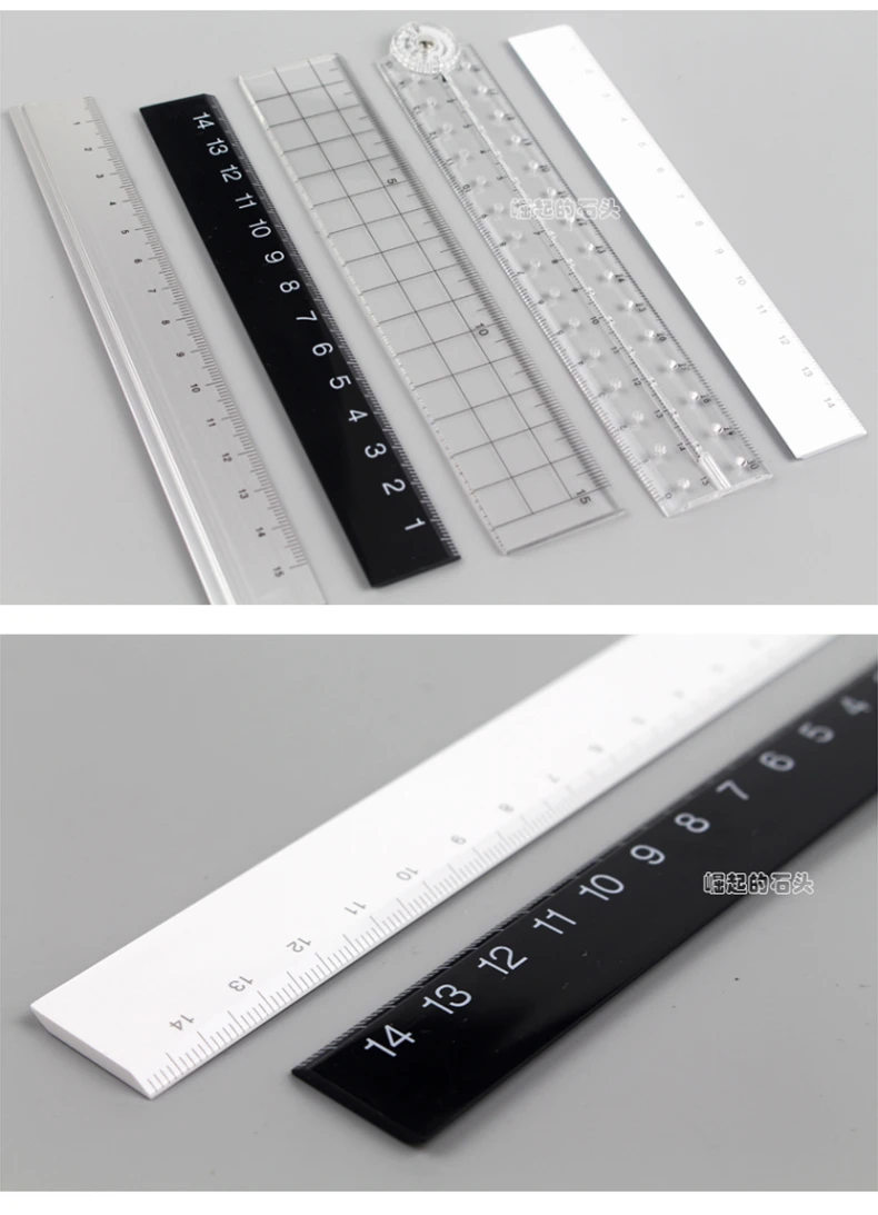 1 шт. MUJI 15 см ПРОСТАЯ ПРОЗРАЧНАЯ линейка пластиковая акриловая линейка, обучение писчая, для рисования канцелярские принадлежности для студентов