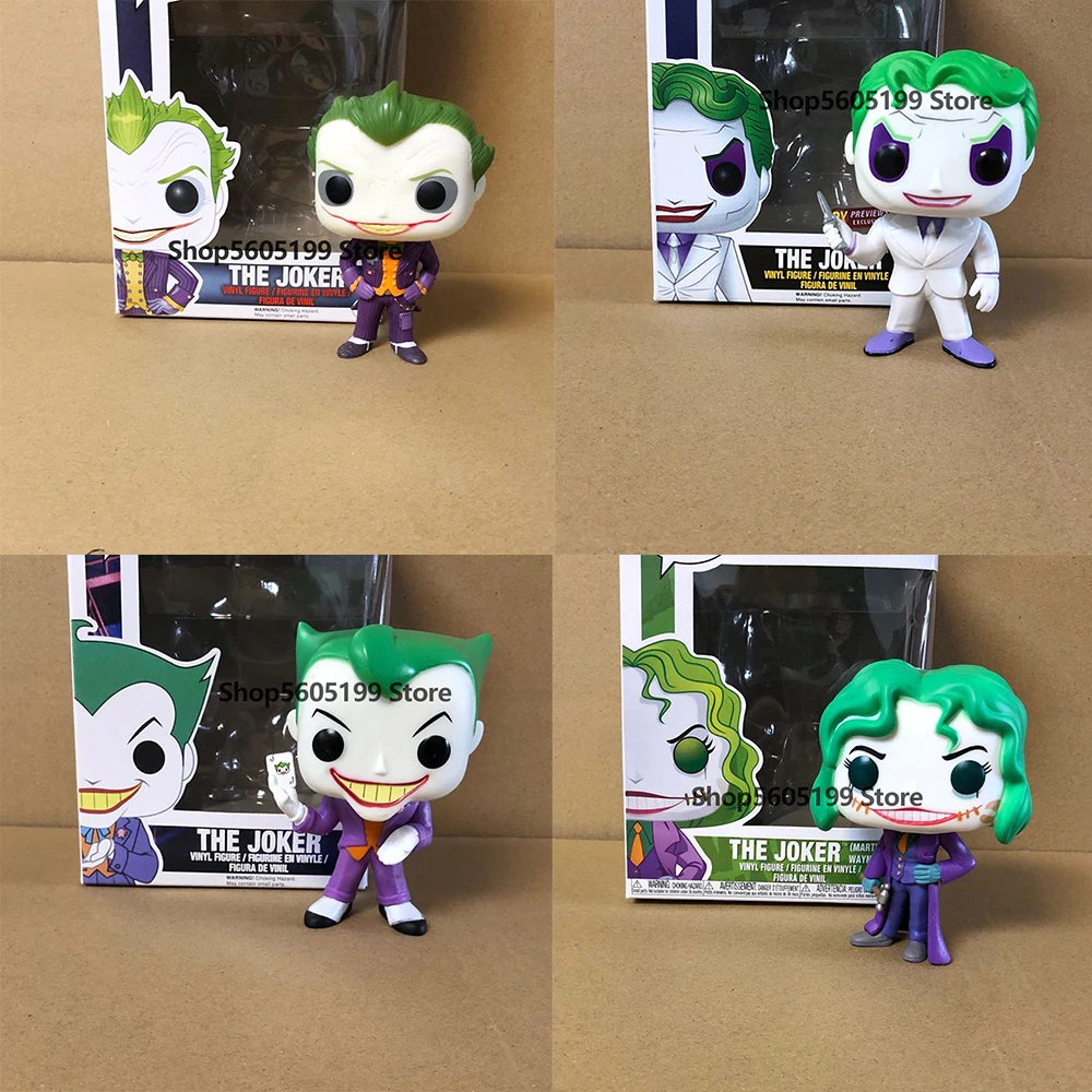 POP Бэтмен Джокер с коробкой фигурку модель игрушки для детей|Игровые фигурки и