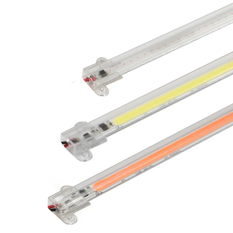 

100pcs LED Bar Light COB LED Hard Strip 220V no need power supply 0.5m 1m 1.2m Rigid Strip Cabinet LED Fluorescent Tubes