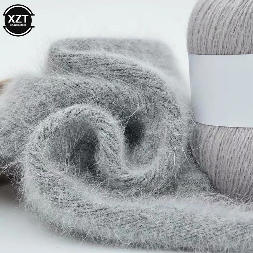 

50g/set Long Plush Yarn Mink Cashmere Fine Quality Yarn For Hand Knitting Yarn For Washcloth Woman Cardigan Scarf Sweater