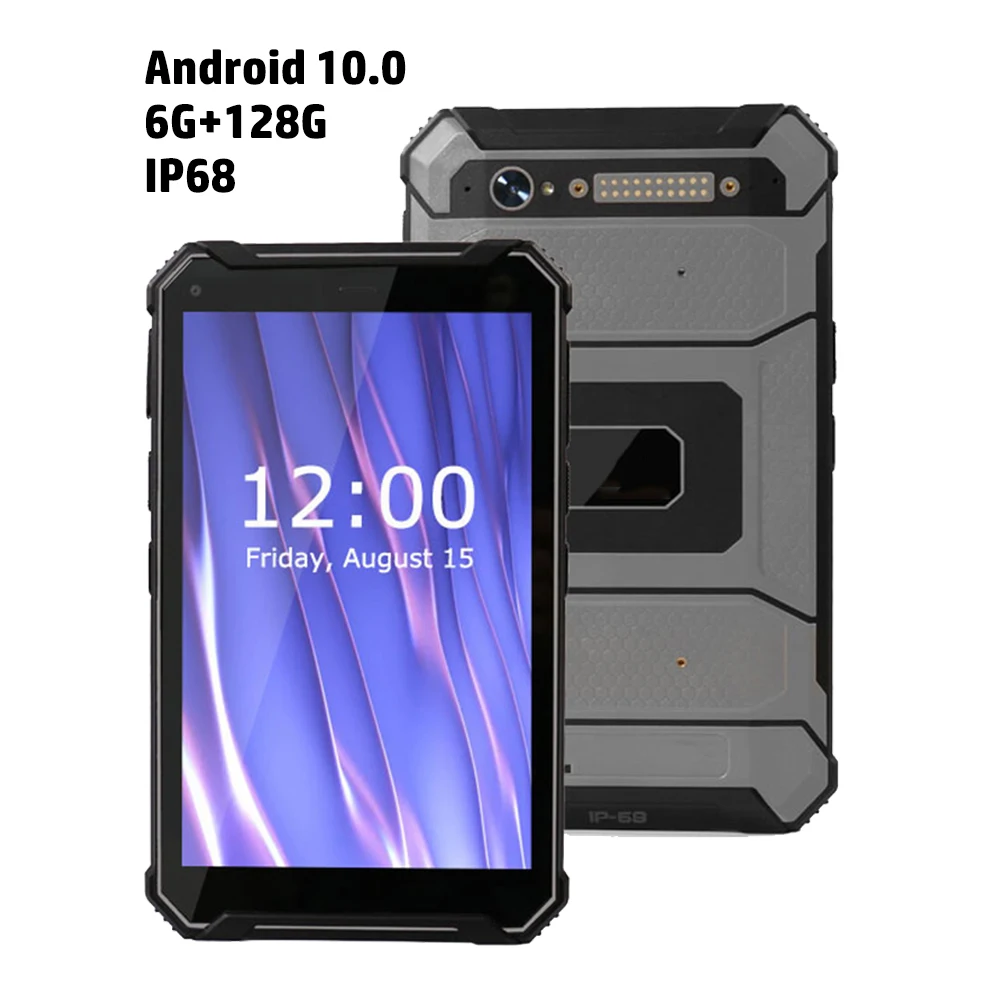 Прочный компьютер на Android 10 0 IP68 ОЗУ 6 ГБ ПЗУ 128 со сканером штрих кодов NFC