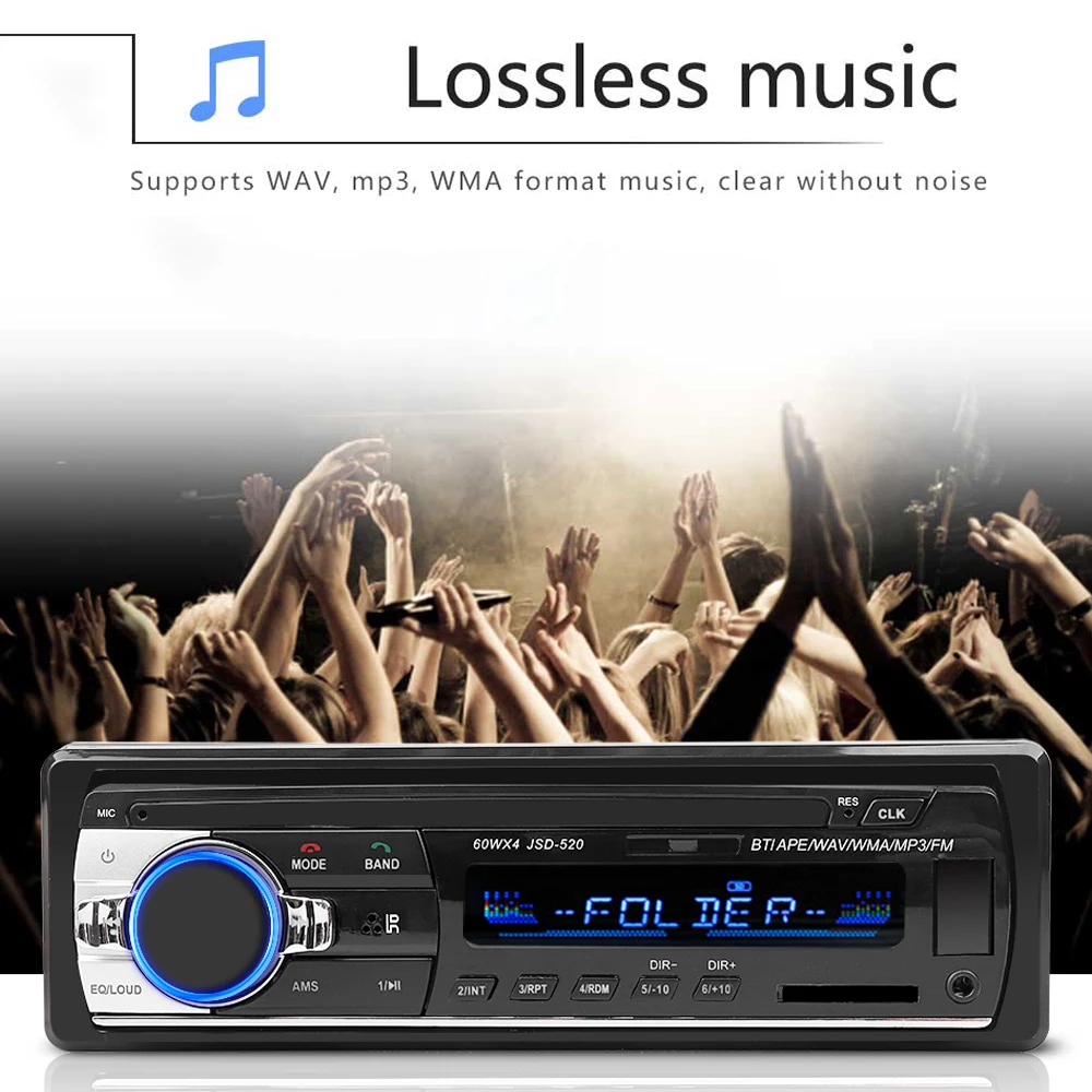 Автомагнитола I Din 12-24 В Bluetooth Fm Aux | Автомобили и мотоциклы