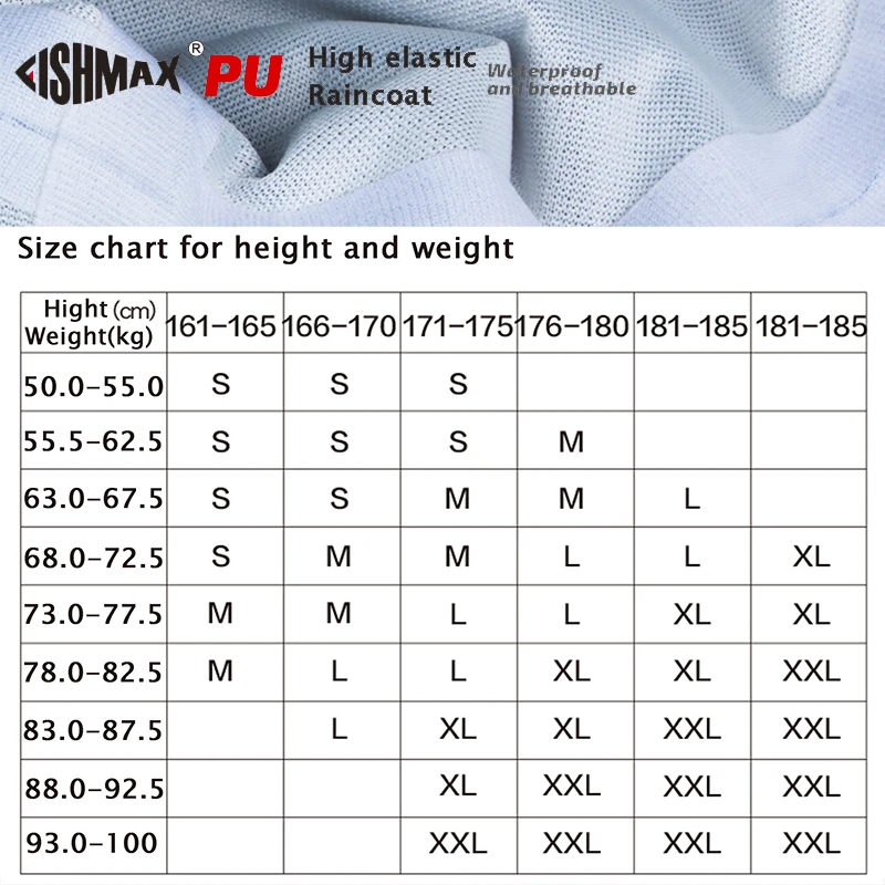 Мужской комплект дождевик и брюки Fish утепленная эластичная Водонепроницаемая