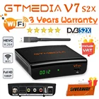 Спутниковый ресивер Gtmedia V7 S2X DVB-S2 P, обновленный Gtmedia V7S HD с USB, Wi-Fi, декодер H.264 Gtmedia V7S2X, без приложения, 1080