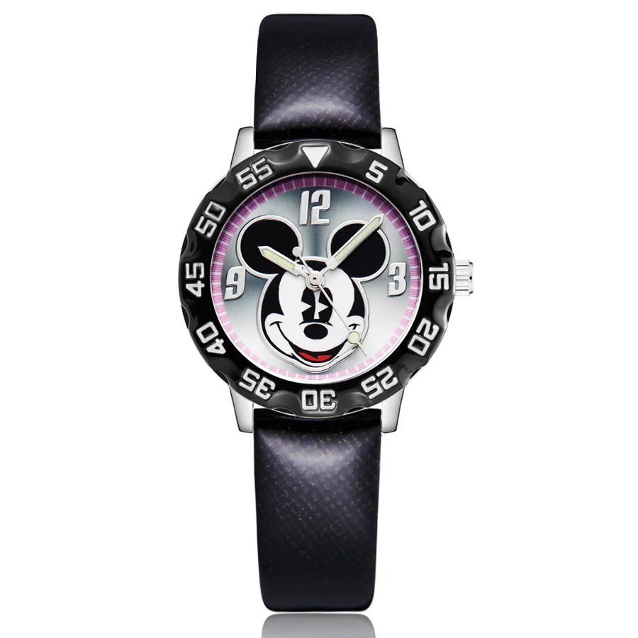 

Fashion Pretty Cartoon Style Children Kids Student Girls Boys Quartz Leather Wrist Watches Clcok JM19
