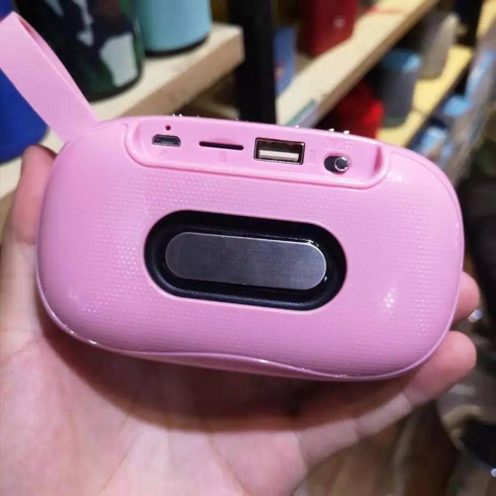 TG173 Мини портативная беспроводная колонка с Bluetooth для использования на открытом воздухе, с возможностью TWS-соединения, 3D-стерео звуком окружающего звучания, поддержкой FM и TF-карт.