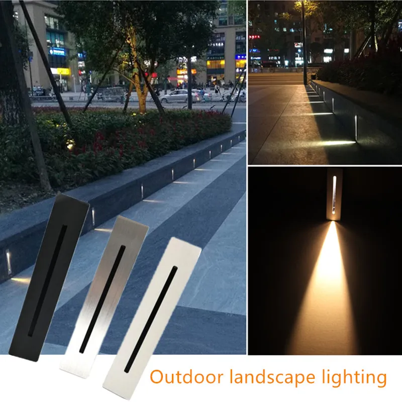 Светодиодный светильник для помещений алюминиевая Встраиваемая лампа лестницы