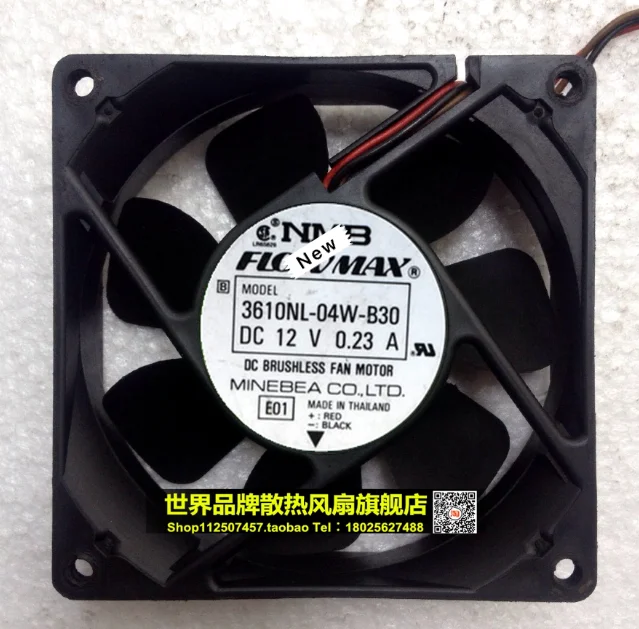 Для телефона 3610NL-04W-B30 E01 DC 12V 0.23A 92x92x25 мм вентилятор охлаждения сервера |