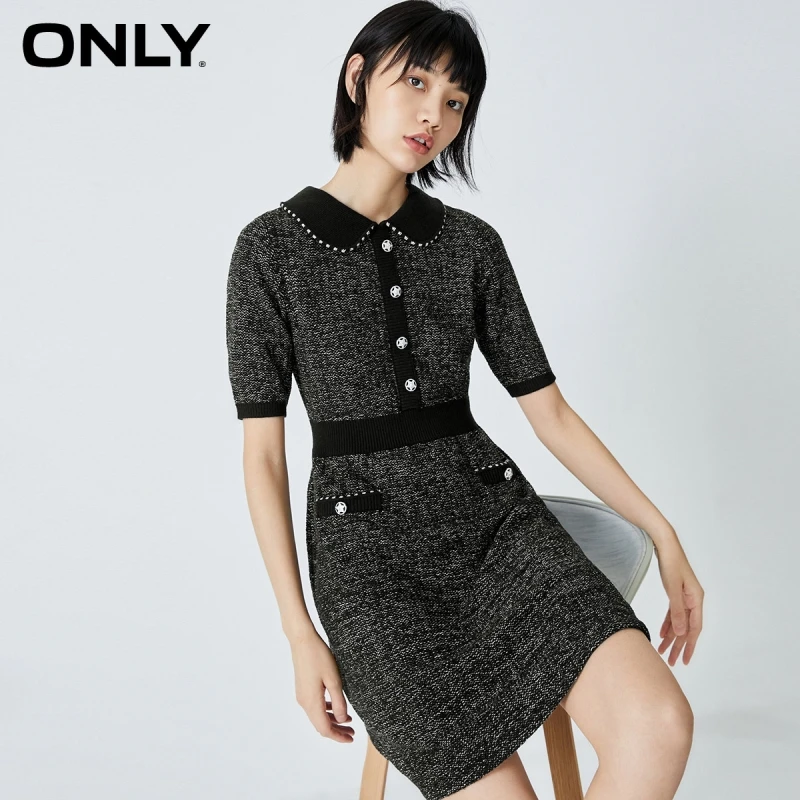 

ONLY spring new doll collar knitted little fairy skirt dress female | 120346006