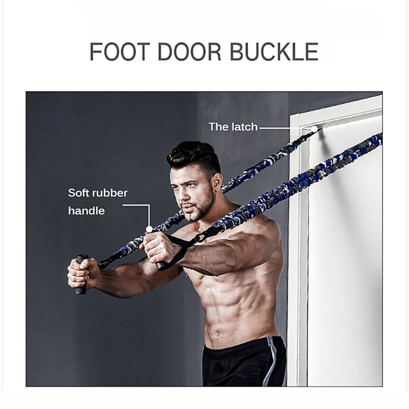 

Push Up Resistance Band Bench Press Removable Chest Muscle Builder Arm Expander Home Workouts Gym Fitness Equipment Gym