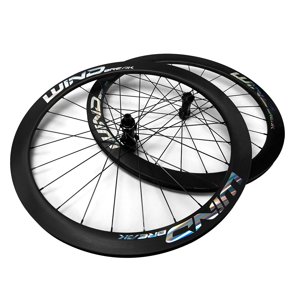 Заводской магазин 700C Углеродные велосипедные колеса 50 мм клинчерная дорожная