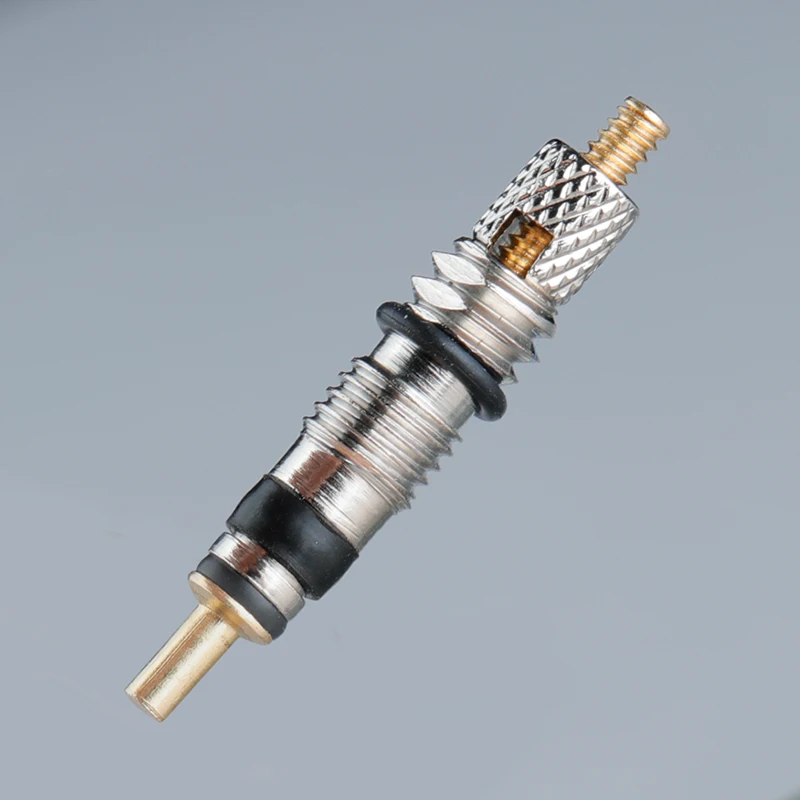 2/6/12PCS Presta Valve Brass Core W/ Optional Tool CNC-machined FV MTB Road Bike Tubes Repair Tire Service Parts