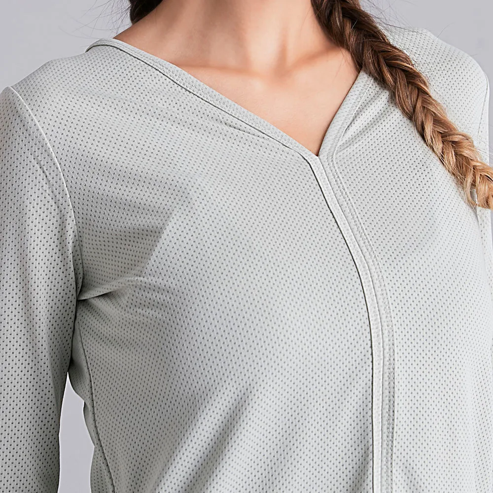 Одежда для йоги Moonglade одежда фитнеса футболка с длинными рукавами однотонные