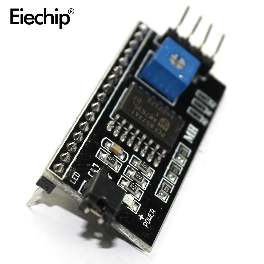 5pcs/lot PCF8574 IIC I2C TWI SPI Serial Interface Board Port 1602 2004 LCD LCD1602 Adapter Plate LCD Adapter Converter Module