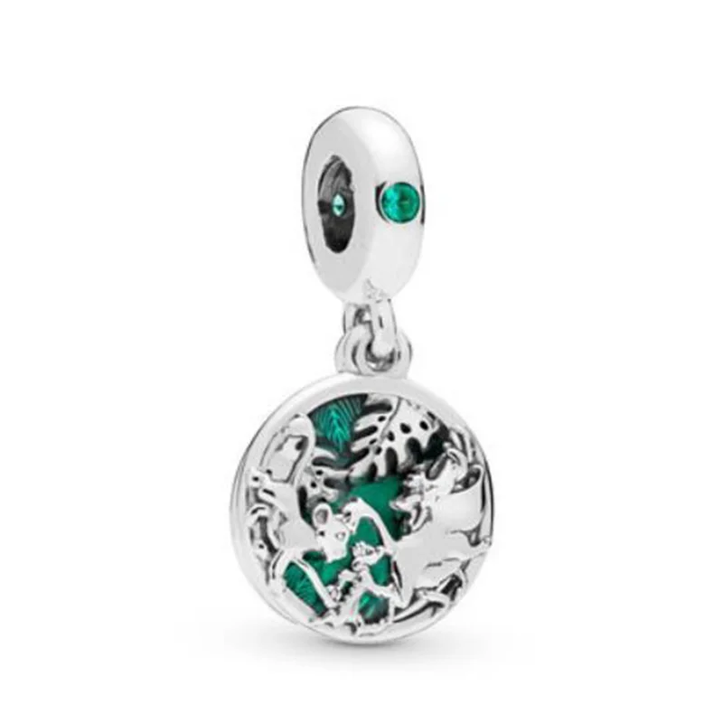 

100% 925 Sterling Silver Charm Sinbad Manpeng Jungle Adventure Pendant Fit Pandora Women Bracelet & Necklace Diy Jewelry
