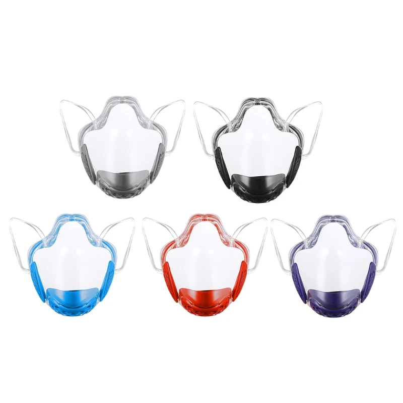 

1PC Transparent Lip Language Mask Face Mask Super Clear Expression Mask