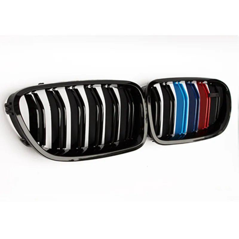 Бесплатная доставка: 5 серий F10 передняя решетка с двумя планками 3 цвета Передние