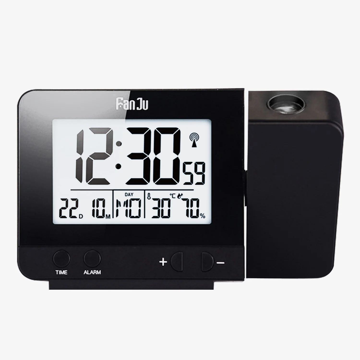 Цифровой светодиодный проектор с регулируемой яркостью настольные часы USB