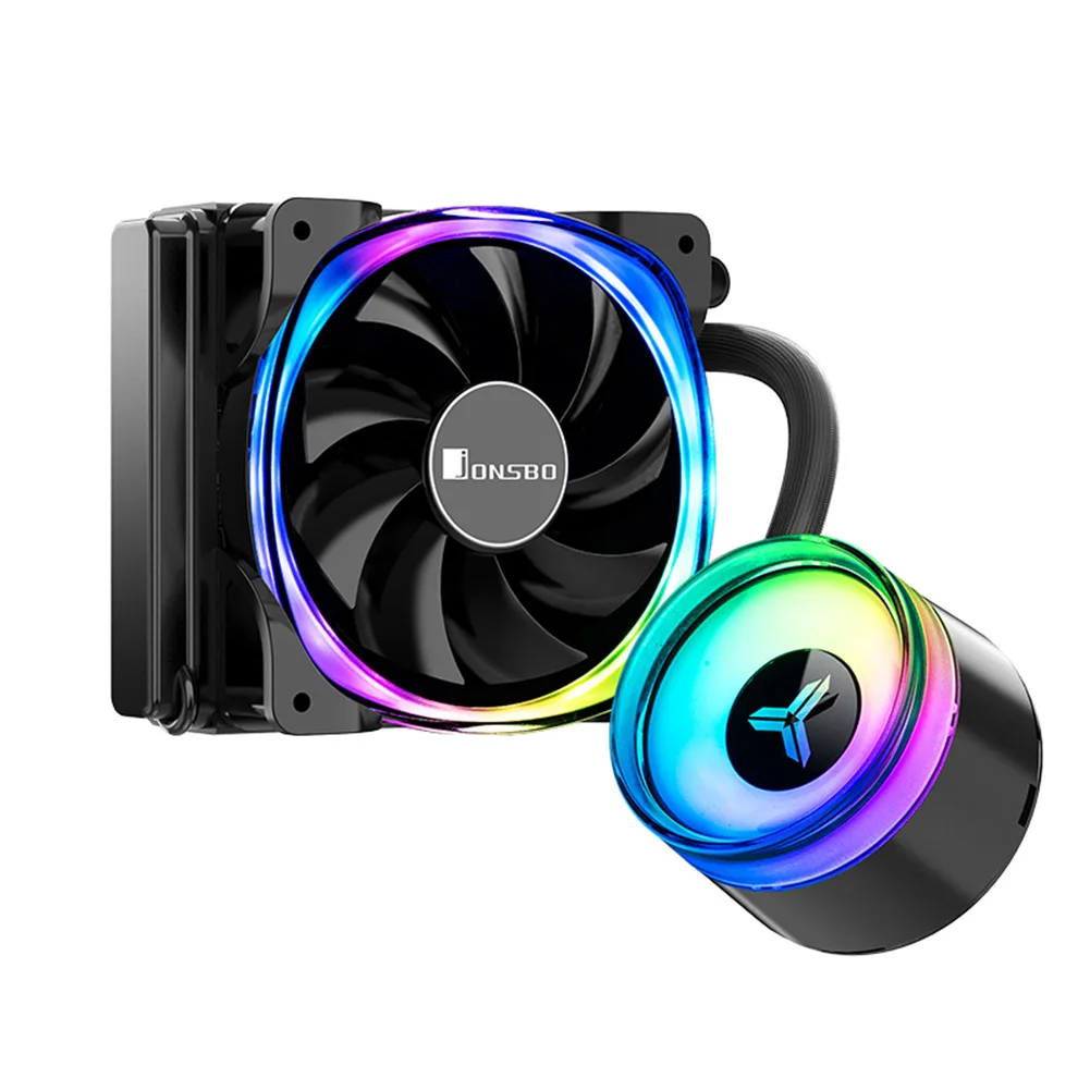 Jonsbo светодиодный чехол вентиляторы бесшумный ПК кулер для компьютера 120 мм 12 В