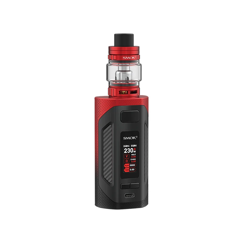 Оригинальный набор для вейпа SMOK Rigel с боксмодом мощностью 230 Вт TFT-экран емкость TFV9
