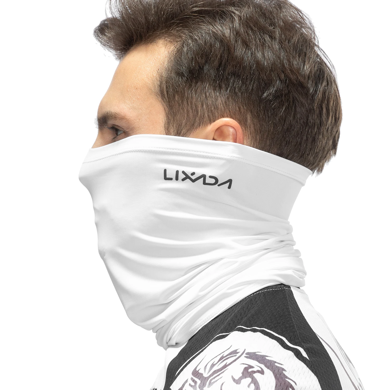 Велосипедная накидка Lixada на половину лица теплый шейный обогреватель для езды