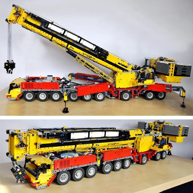 Новый конструктор MOC RC Power function Crane Ltm 1750 9 1 подходящий для LEGO строительные блоки