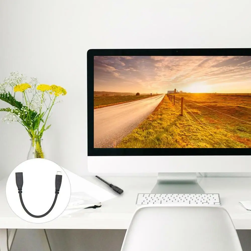 Тип USB C кабель-удлинитель 3 1 данных видео кабель USB-C мужского и женского пола
