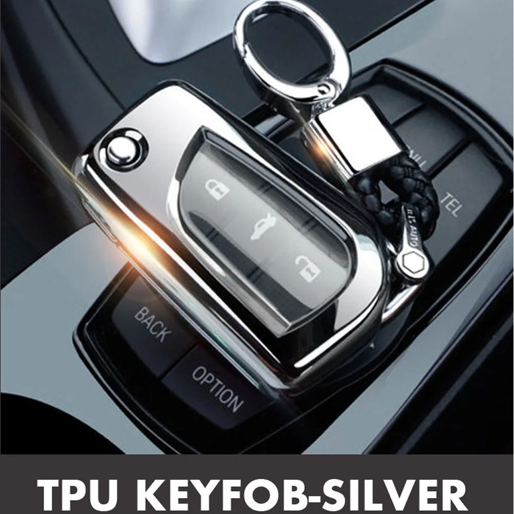 

2 3 Buttons TPU Car Key Cover Case For Toyota Auris Corolla Avensis Verso Yaris Aygo Scion TC IM 2015 2016 Camry RAV4