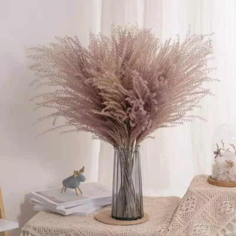 

15Pcs Decoration Whisk Pampas Grass Large Real Dried Reed Flower Bouquet Home Plants DekorationTable Flores Preservadas Natura