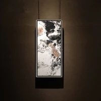 new 100 hand painted abstract wall art wall picture canvas black and white oil painting handmade for living room home decor