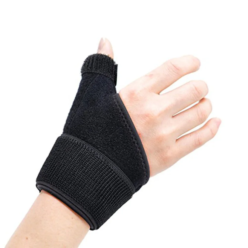 

Pair of Thumb Spica Splint Support Wrist Brace Strap for Carpal Tunnel Syndrome Sprain Arthritis Pain Relief (Left + Right in Pu