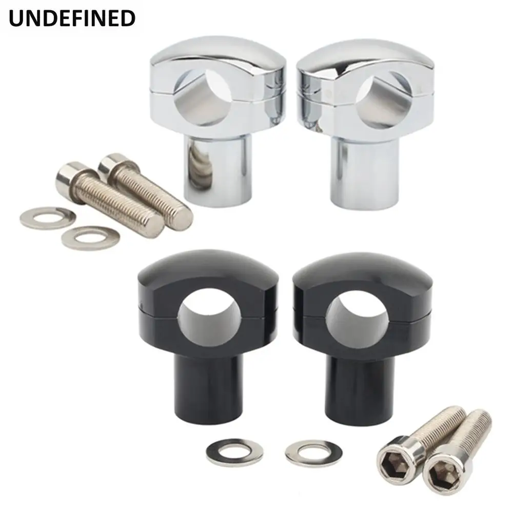 

25mm Motorcycle Bar Clamps 1" Handlebar Riser Kit Mount for Harley Honda Yamaha Kawasaki Vulcan 900 VTX 1300 1800 25mm Handlebar