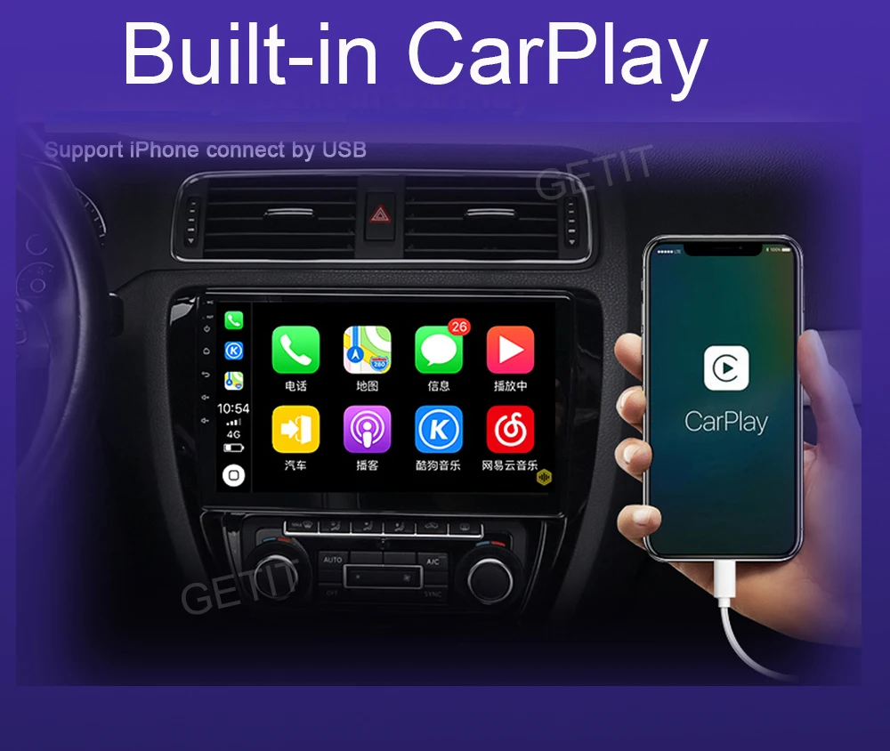 CARPLAY Android 10 CAR GPS Multimedia Stereo Radio player for Mercedes Benz SL-Class SL500 R320 | Автомобили и мотоциклы
