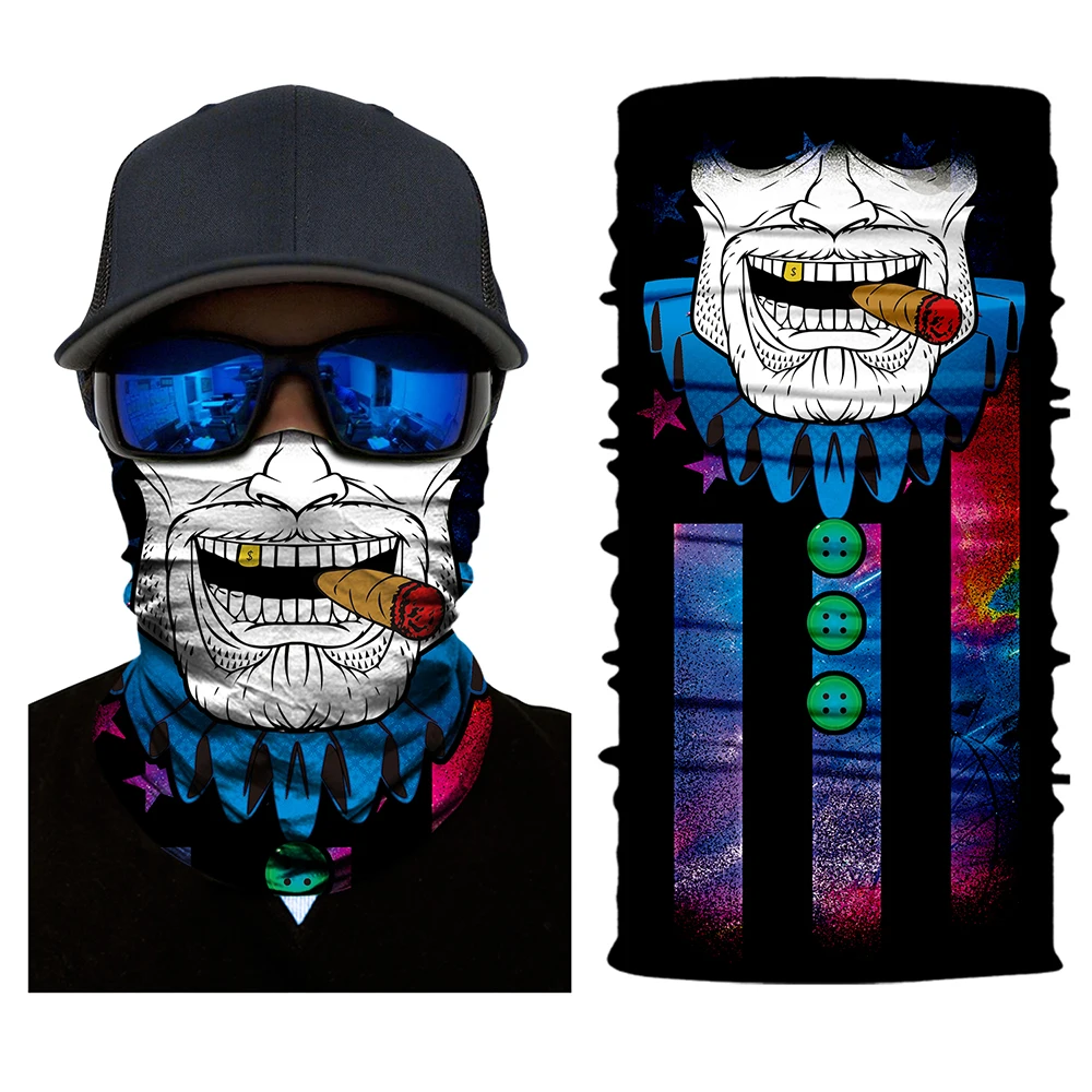 Волшебный череп крутая маска для лица головной платок тюрбан головная повязка