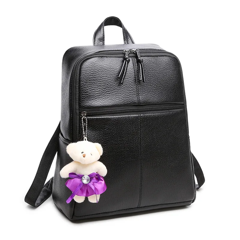 2022 Модный женский рюкзак кожаные рюкзаки мягкие сумки фирменная сумка в стиле