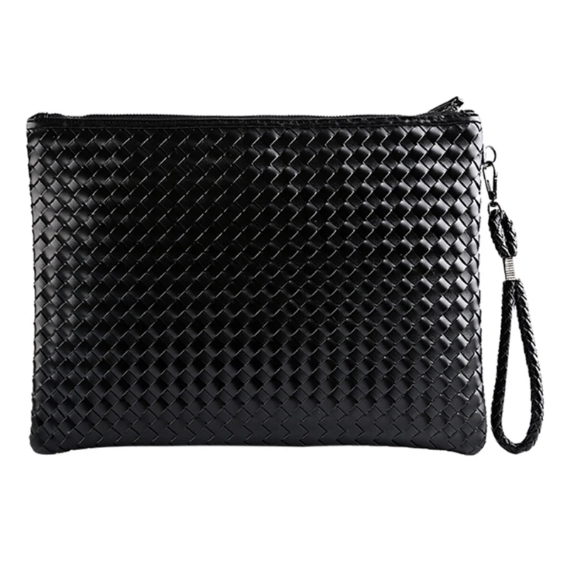 Вязаные сумки-конверты через плечо из искусственной кожи мессенджеры на ремне