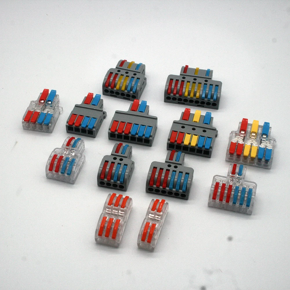 

Quick Wire Connector PCTSPL Universal Wiring Cable Connectors Push-in Conductor Terminal Block Led light electrical splitter