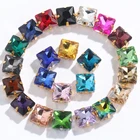 Pipatian 20 шт., камень для пришивания пуговицы с плоской задней частью, сделай сам, ручная работа, стеклянные одежда с бриллиантами, свадебные платья, аксессуары ручной работы