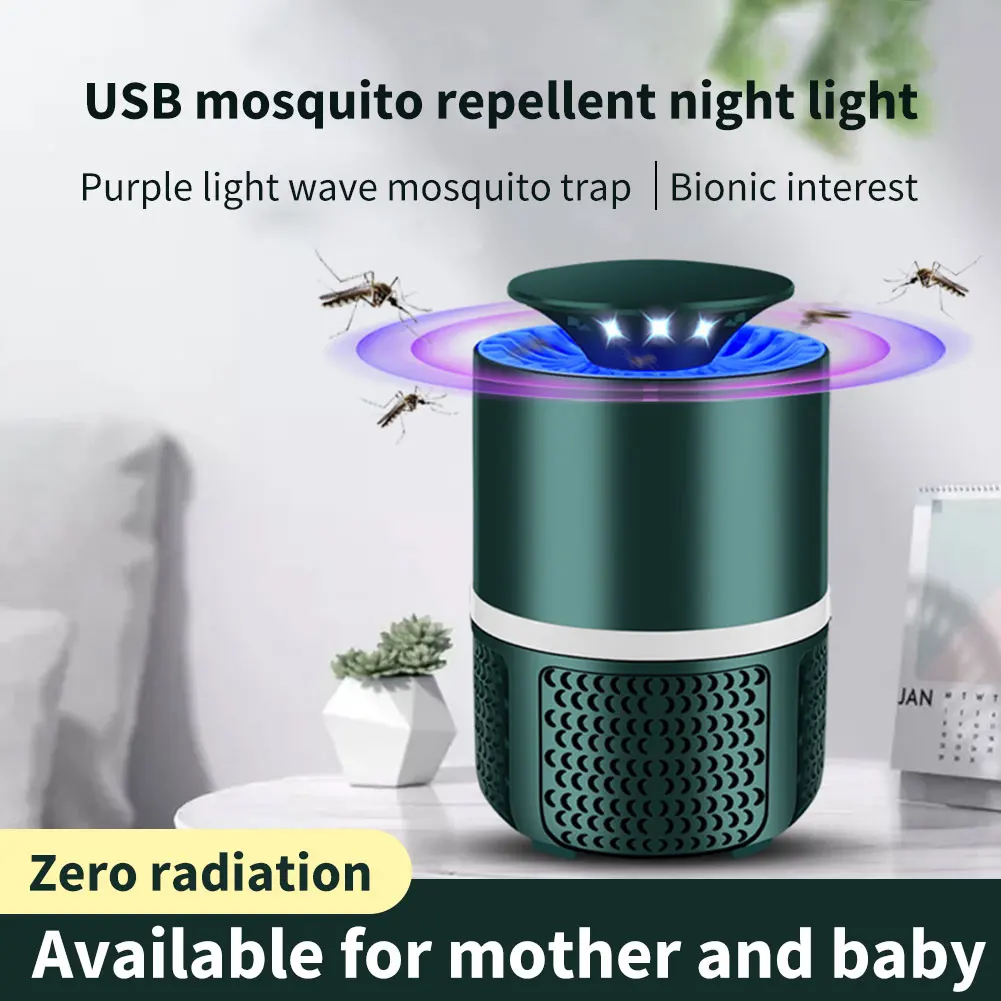 Электрическая ловушка для комаров With2 в 1 E UV лампа USB 1200 мА/ч Перезаряжаемые