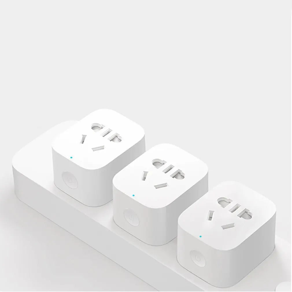Xiaomi mijia умная розетка WiFi Беспроводная дистанционная розетка адаптер питания и выключения с телефоном Прямая поставка