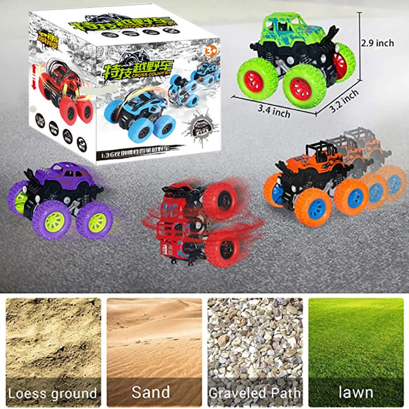 Игрушечный автомобиль Mad Truck Mini RC модель High 4WD Авто литье под давлением двойная