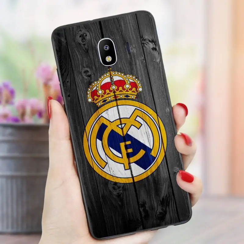 

Real Madrid Club Phone Case For Samsung S6 S7 S8 S9 S10 E S20 Edge plus lite 2019 Black soft nax fundas cover