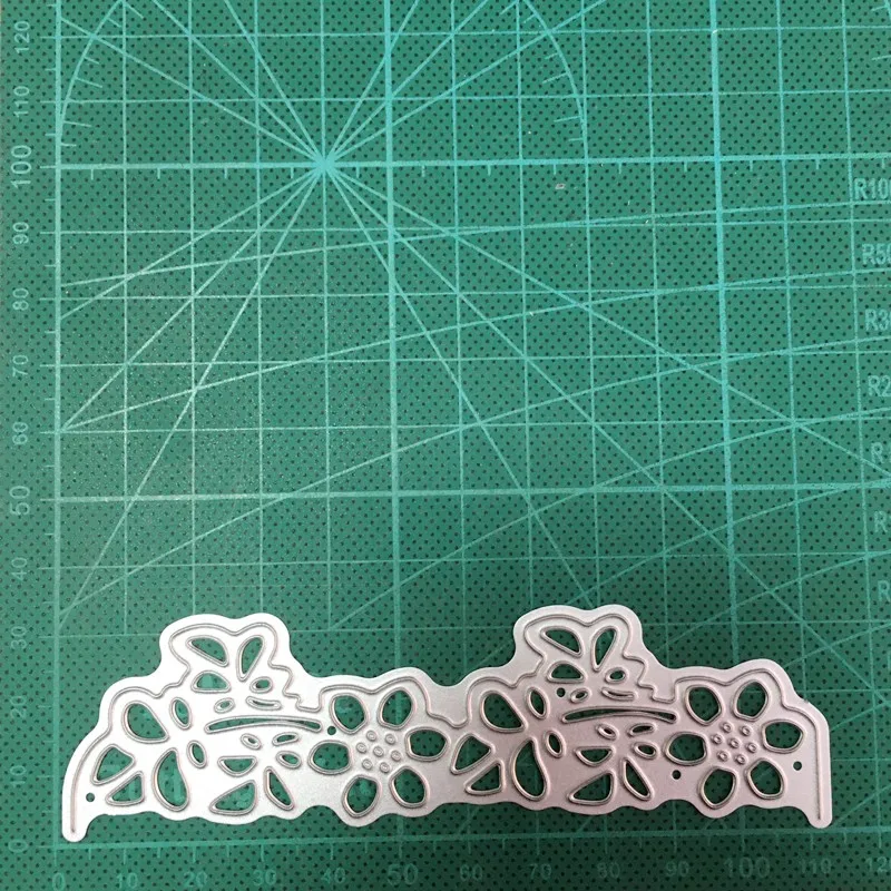 

Metal Cutting Dies flower leaf edge border dies cut DIY Scrapbooking dies Stamp Craft dies Handmade Card Punch Art Cutter Dies