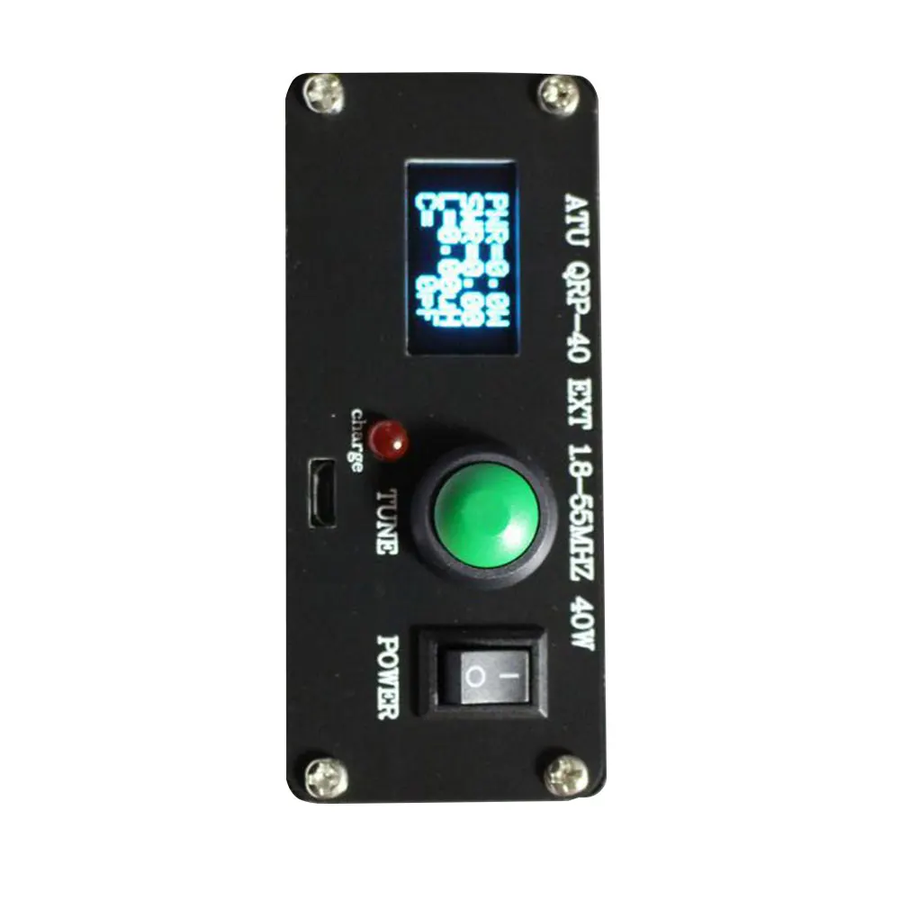

New Automatic Antenna Tuner ATU QRP-40 MINI 7X7 Automatic Antenna Tuner with Metal Case 0.96inch OLED Display DIY Tools