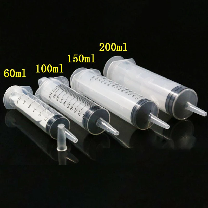 

100 /150 Ml Cat Feeding Accessories Reusable Big Large Hydroponics Plastic Pets Nutrient Sterile Health Measuring Syringe Tools