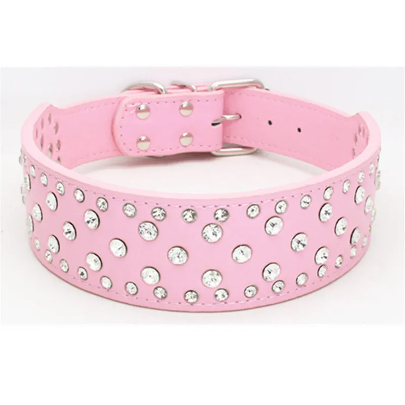 Ошейники для крупных собак стразы аксессуары товары домашних животных ошейник