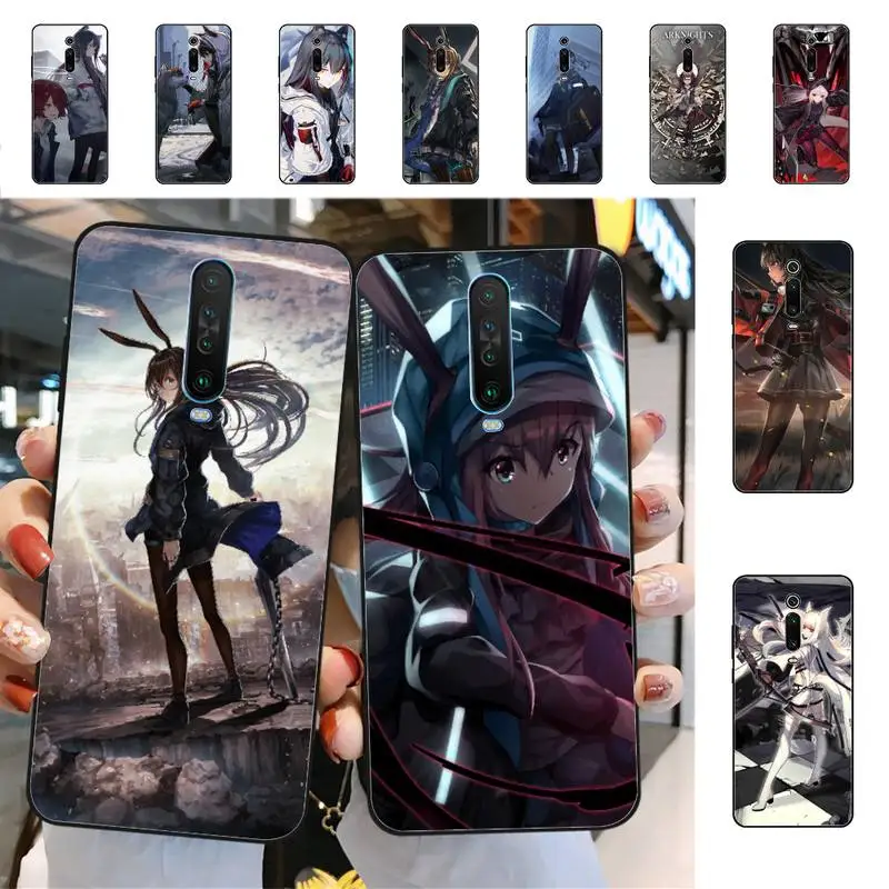 

RuiCaiCa Arknights Phone Case for Redmi 5 6 7 8 9 A 5plus K20 4X S2 GO 6 K30 pro