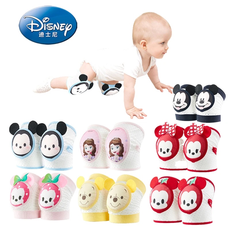 Детские наколенники из ЭВА дышащие хлопковые протекторы от Диснея Микки и Минни